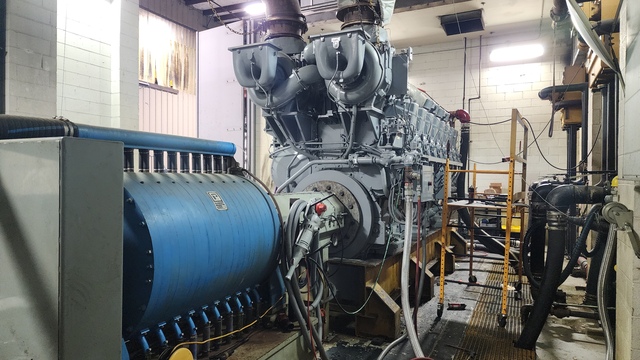 4735 HP @ 1000 RPM, Caterpillar #G3616, Natural gas compression engine ...