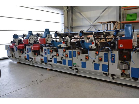 Weinig / Waco #Hydromat-5000, heavy duty feed through moulder, 11-head, 11-13/16" x5-1/2" cap., 656 FPM, 2" - Image 2