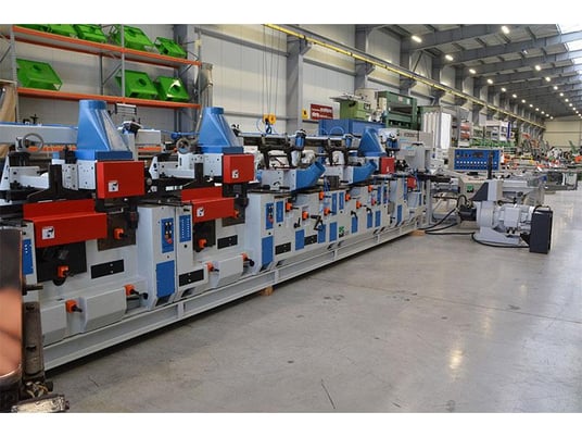 Weinig / Waco #Hydromat-5000, heavy duty feed through moulder, 11-head, 11-13/16" x5-1/2" cap., 656 FPM, 2" - Image 4