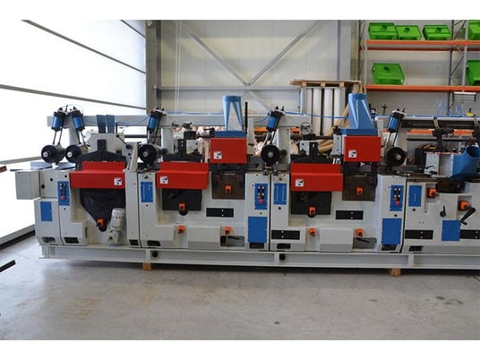 Weinig / Waco #Hydromat-5000, heavy duty feed through moulder, 11-head, 11-13/16" x5-1/2" cap., 656 FPM, 2" - Image 5