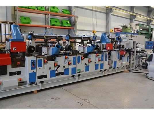 Weinig / Waco #Hydromat-5000, heavy duty feed through moulder, 11-head, 11-13/16" x5-1/2" cap., 656 FPM, 2" - Image 6