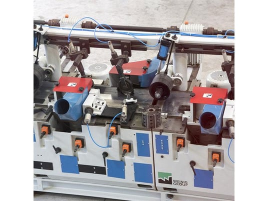 Weinig / Waco #Hydromat-5000, heavy duty feed through moulder, 11-head, 11-13/16" x5-1/2" cap., 656 FPM, 2" - Image 10