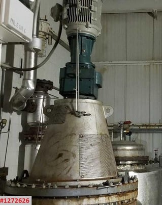 194 sq.ft. Buss-LCI #NL1800-K78, 316 Stainless Steel, vertical WFE, 1st stage crystallizer, w/condenser & - Image 2