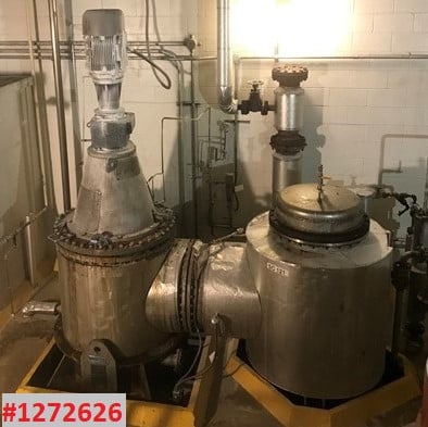194 sq.ft. Buss-LCI #NL1800-K78, 316 Stainless Steel, vertical WFE, 1st stage crystallizer, w/condenser & - Image 3