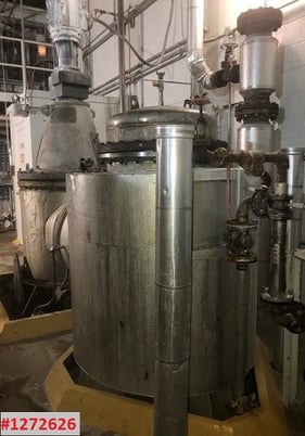 194 sq.ft. Buss-LCI #NL1800-K78, 316 Stainless Steel, vertical WFE, 1st stage crystallizer, w/condenser & - Image 4