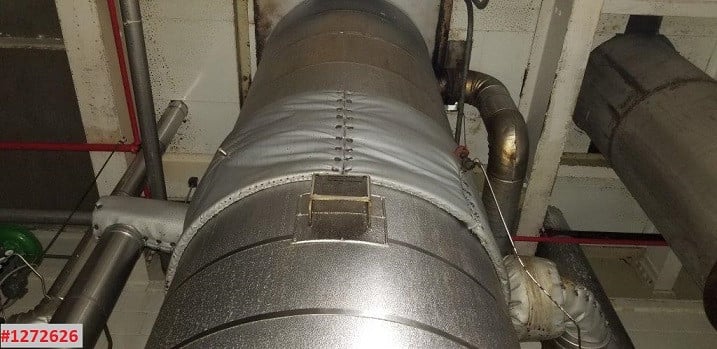 194 sq.ft. Buss-LCI #NL1800-K78, 316 Stainless Steel, vertical WFE, 1st stage crystallizer, w/condenser & - Image 5