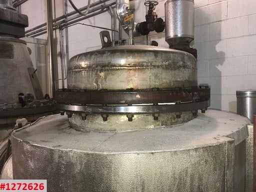 194 sq.ft. Buss-LCI #NL1800-K78, 316 Stainless Steel, vertical WFE, 1st stage crystallizer, w/condenser & - Image 6