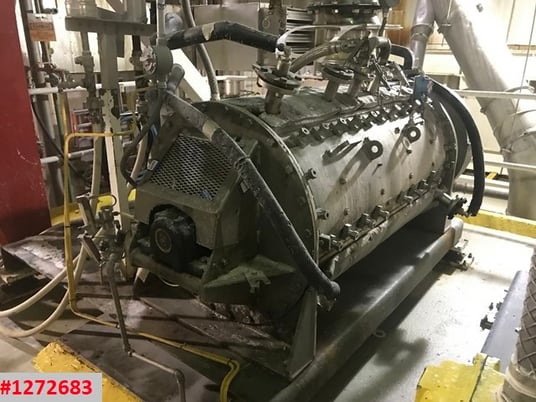 Hosokowa-Bepex #TJS-30-60 Turbulizer, Hi intensity continuous mixer, 316 Stainless Steel, jacketed, 30" dia. - Image 5