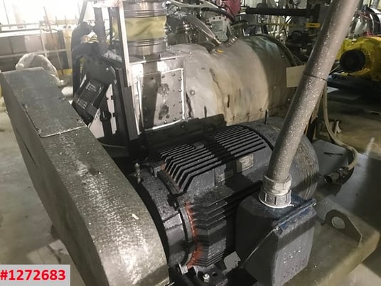 Hosokowa-Bepex #TJS-30-60 Turbulizer, Hi intensity continuous mixer, 316 Stainless Steel, jacketed, 30" dia. - Image 7