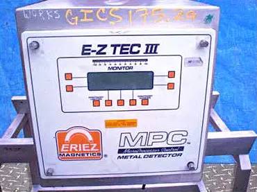 Eriez #EZ-Tec III EZ35X12, metal detector w/ MPC Control, 1995 - Image 10