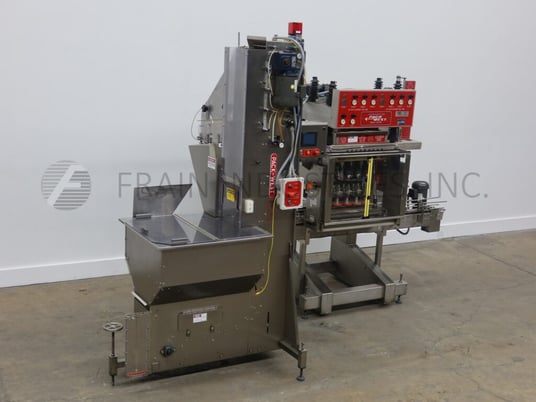 Pack West #Centurion-200, torquer with waterfall style capacity elevator / sorter, 25-300 caps/minute - Image 5