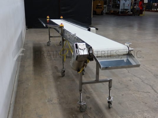 15-3/4" wide x 16.11' long, Stainless Steel table top conveyor with variable speed controller - Image 2