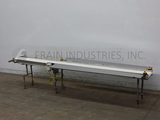 15-3/4" wide x 16.11' long, Stainless Steel table top conveyor with variable speed controller - Image 5