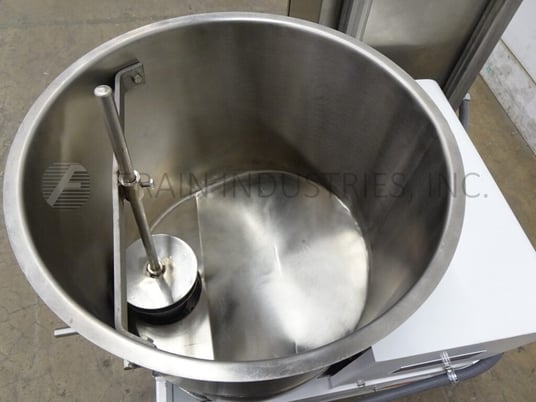 Vibra Screw, Stainless Steel volumetric vibratory feeder, 1-30 PPH, mounted on mild steel base - Image 2