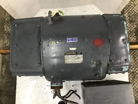 100 HP 1750 RPM Powertron 4070P450001, Frame 407ATZ, TEPV, 550 VA, 180 VF - Image 3