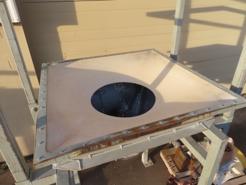 Super sack or bulk bag unloader with rotary valve, 12" dia discharge, adjustable height - Image 2