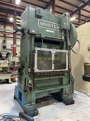 150 Ton, Minster #P2-150-54 Piece-Maker, straight side double crank high speed mechanical stamping press, 6" - Image 4