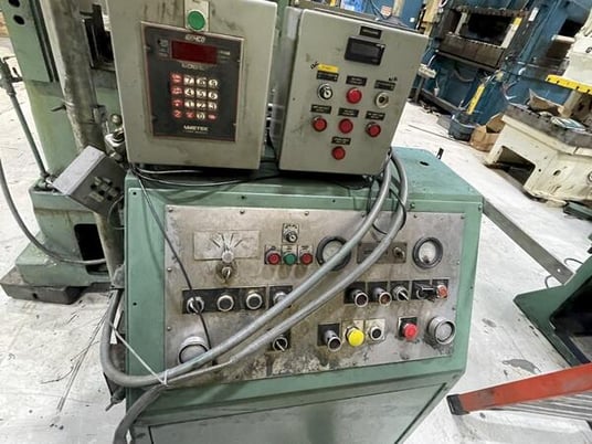 150 Ton, Minster #P2-150-54 Piece-Maker, straight side double crank high speed mechanical stamping press, 6" - Image 5
