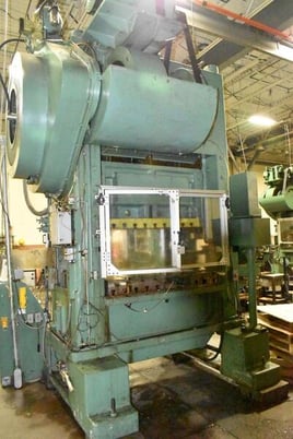 150 Ton, Minster #P2-150-54 Piece-Maker, straight side double crank high speed mechanical stamping press, 6" - Image 9