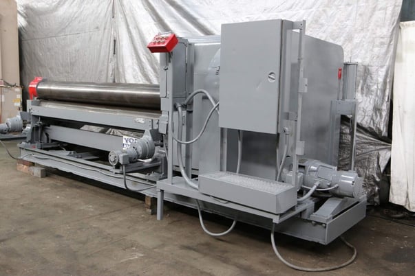 10' x 1/2" Bertsch #M-10240, 3-roll plate roll, 13" roll diameter - Image 1