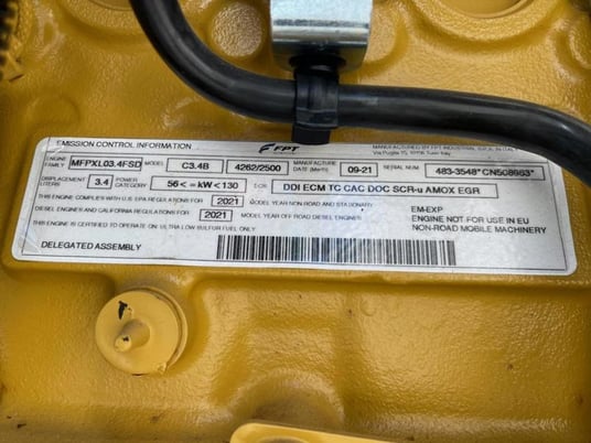 115 HP Caterpillar #C3.4B, Engine Assembly, new surplus - Image 3