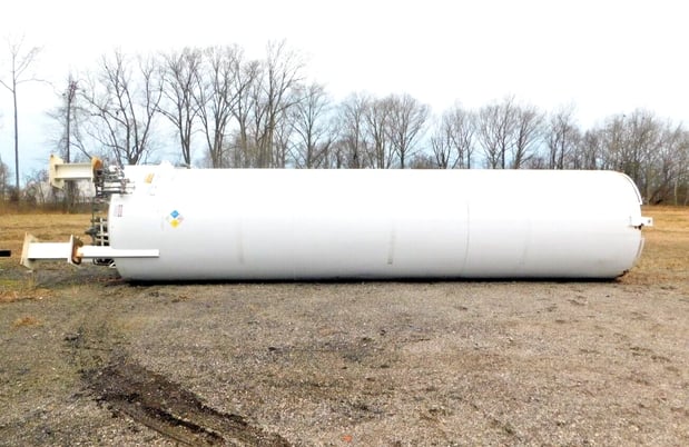 9000 gallon Air Products, vertical liquid nitrogen tank, 70 psi MAWP - Image 1