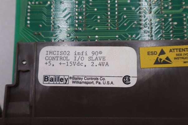 Bailey IMCIS02 Infi 90 Control Input Output Slave 2.4VA SADR 33 3A-6-6 ...