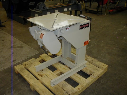 1500 lb. Pandjiris #15-4AB, power tilt & rotation, adjustable height base - Image 1