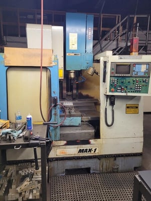 Supermax #Max-1-Rebel, vertical machining center,Fanuc OM, 25.5" X, 15.5" Y, 18" Z, 6000 RPM,Cat 40,1999 - Image 2