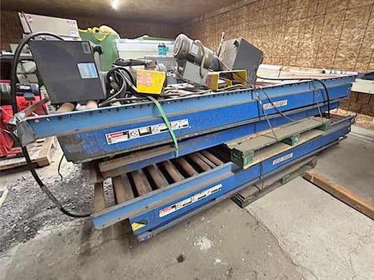 3000 lb. Blue Giant #SFSS-RH33-575, scissor lift, 34" x 108" platform w/ idle roller - Image 1