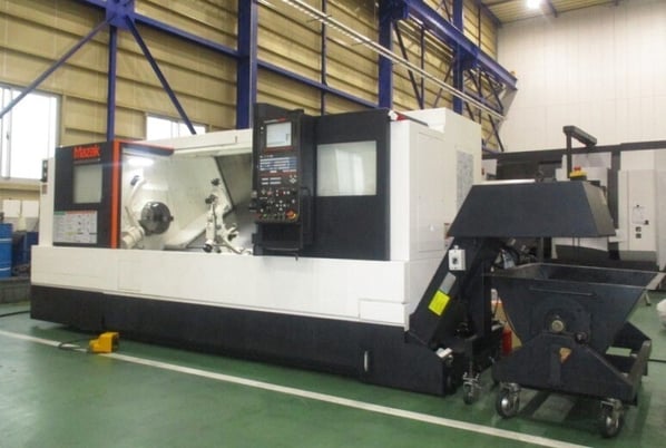 Mazak #Quick-Turn-Smart-350M/1500, CNC turning center, Mazatrol Smart Control, 29.5" swing, 12" chuck, 4" - Image 1