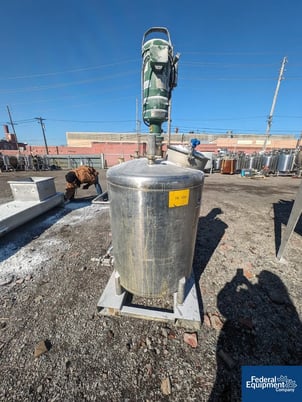 Letco Industries Mixing Tank, Stainless Steel, Dish top and sloped bottom, 2017 - Image 5
