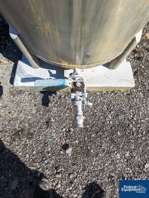 Letco Industries Mixing Tank, Stainless Steel, Dish top and sloped bottom, 2017 - Image 7
