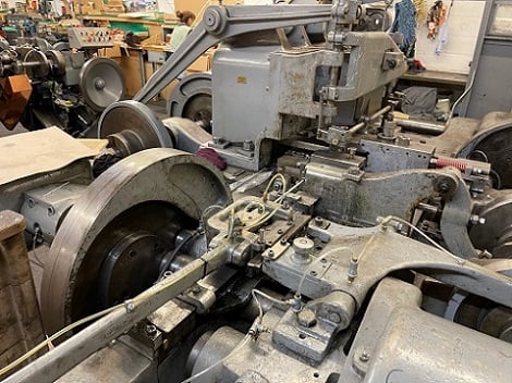 Baird #4-30, 4-slide wire forming w/reel, .250" wire diameter, 1-1/4" ribbon wire, variable speed motor - Image 1