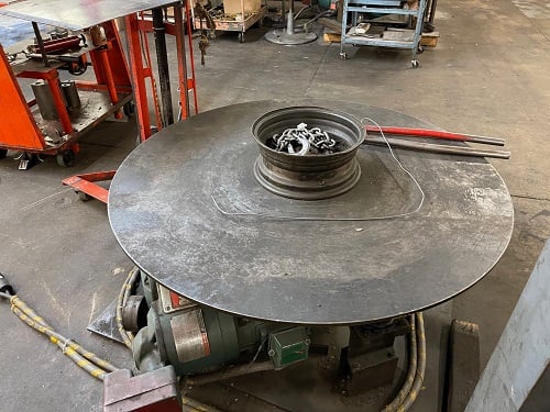 Baird #4-30, 4-slide wire forming w/reel, .250" wire diameter, 1-1/4" ribbon wire, variable speed motor - Image 2