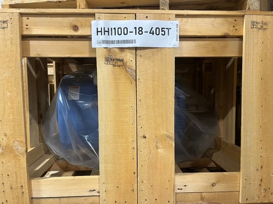 100 HP 1800 RPM Hyundai, Frame 405T, TEFC, 230/460 Volts - Image 1