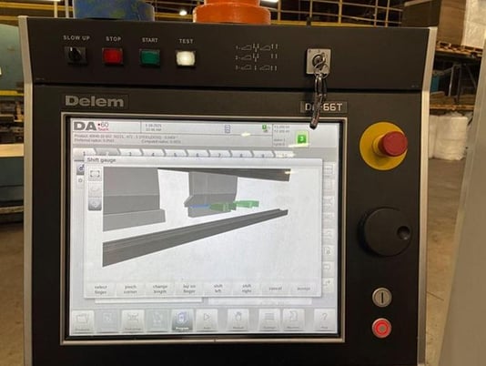 110 Ton, Ermak #Speed-Bend-2100-100, CNC press brake, 8.5' overall, 86.6" between housing, 10.8" stroke - Image 2