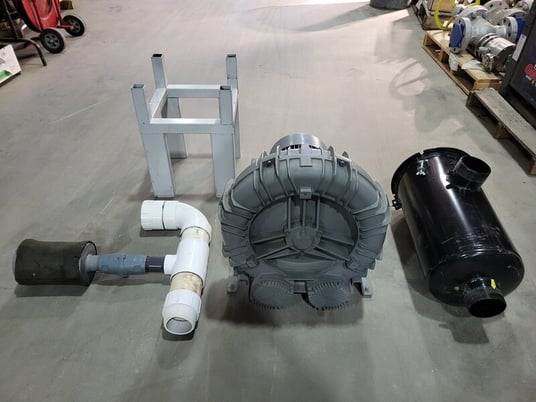 FPZ #SCL-K11-MD-20-3, Regenerative Blower, Single-Impeller, Double-Stage, 20 HP, 230/480 V, 2920/3520 RPM, - Image 1