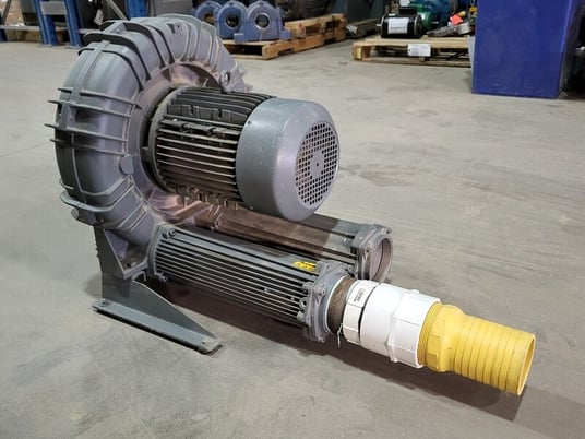 FPZ #SCL-K11-MD-20-3, Regenerative Blower, Single-Impeller, Double-Stage, 20 HP, 230/480 V, 2920/3520 RPM, - Image 3