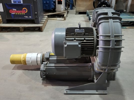 FPZ #SCL-K11-MD-20-3, Regenerative Blower, Single-Impeller, Double-Stage, 20 HP, 230/480 V, 2920/3520 RPM, - Image 8