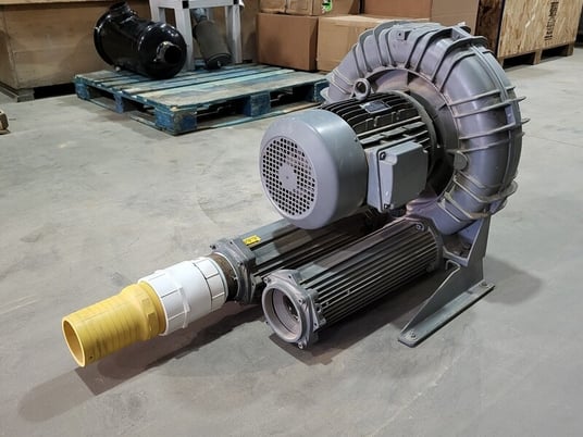 FPZ #SCL-K11-MD-20-3, Regenerative Blower, Single-Impeller, Double-Stage, 20 HP, 230/480 V, 2920/3520 RPM, - Image 9
