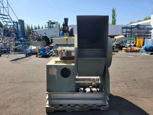 5600 cfm, Hartzell #031-24BCL4, Backward Curved Centrifugal Fan, 24" fan, 5 HP, 1170 RPM, 230/460 V, 1989 - Image 4