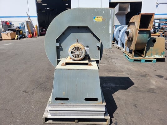 5600 cfm, Hartzell #031-24BCL4, Backward Curved Centrifugal Fan, 24" fan, 5 HP, 1170 RPM, 230/460 V, 1989 - Image 6