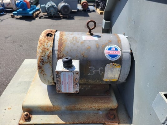 5600 cfm, Hartzell #031-24BCL4, Backward Curved Centrifugal Fan, 24" fan, 5 HP, 1170 RPM, 230/460 V, 1989 - Image 7