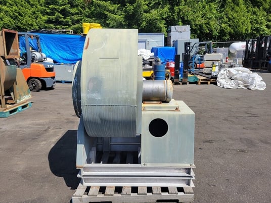 5600 cfm, Hartzell #031-24BCL4, Backward Curved Centrifugal Fan, 24" fan, 5 HP, 1170 RPM, 230/460 V, 1989 - Image 10