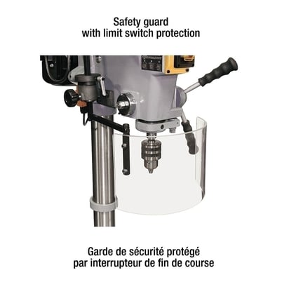 15" King Canada #KC-30HS-VS, Variable Speed Industrial Drill Press, 5/8" cap., 6" stroke, 18" x 14" table, 1 - Image 3