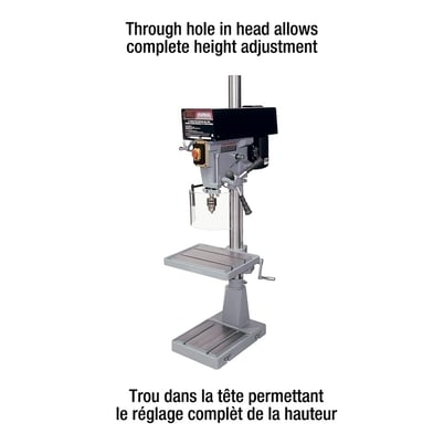 15" King Canada #KC-30HS-VS, Variable Speed Industrial Drill Press, 5/8" cap., 6" stroke, 18" x 14" table, 1 - Image 4