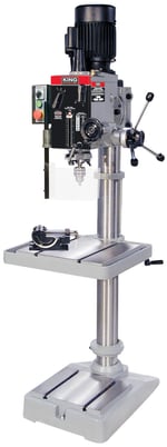 King Canada #KC-40HS-6, 1-1/4" gear head drilling machine, 21-3/4" x 19-1/2" table, 20-7/16" swing, 5" - Image 1