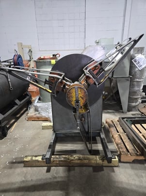 2500 lb. Coe Press Equipment #CPR-PO-2512, pull-off coil reel, 12" width, 60" outside dimensions, 16"-21" - Image 2