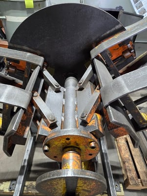 2500 lb. Coe Press Equipment #CPR-PO-2512, pull-off coil reel, 12" width, 60" outside dimensions, 16"-21" - Image 4